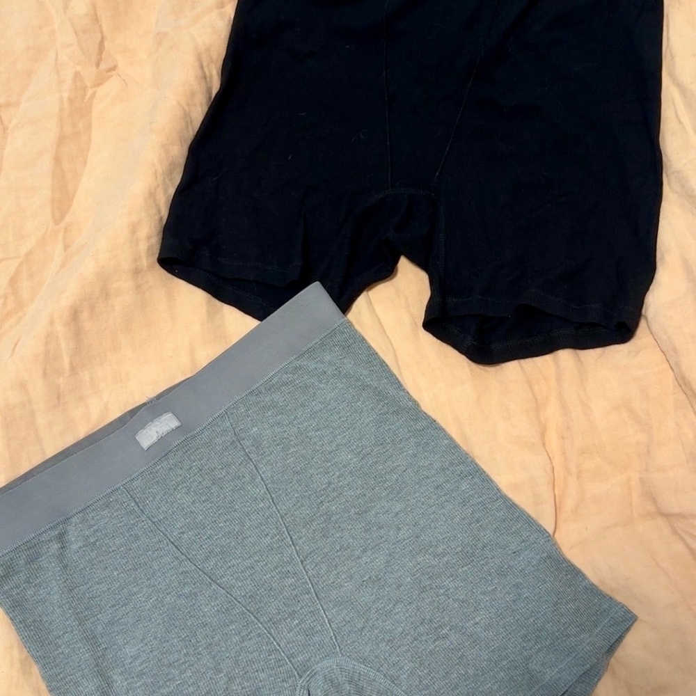 SKIMS Cotton Rib Knit Boxers Bundle